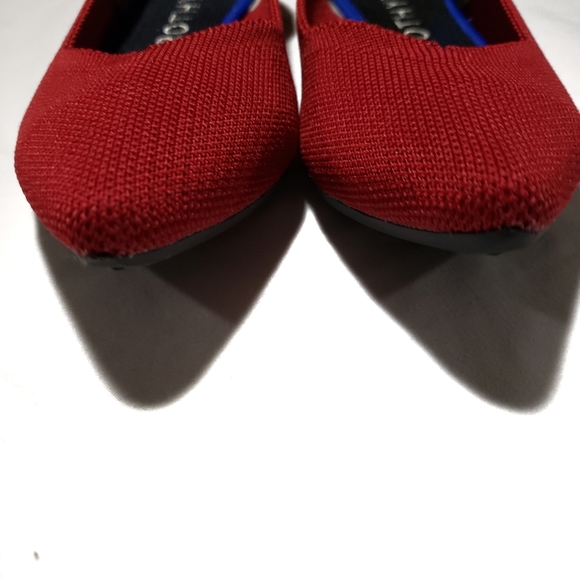 Rothy's Chili Red Point Flat - Picture 5 of 6